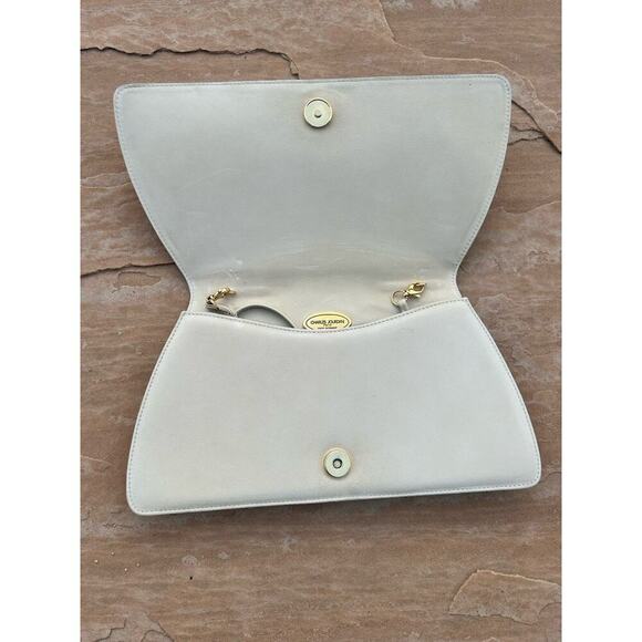 vintage charles jourdan bag Ivory Clutch TG - Picture 2 of 6